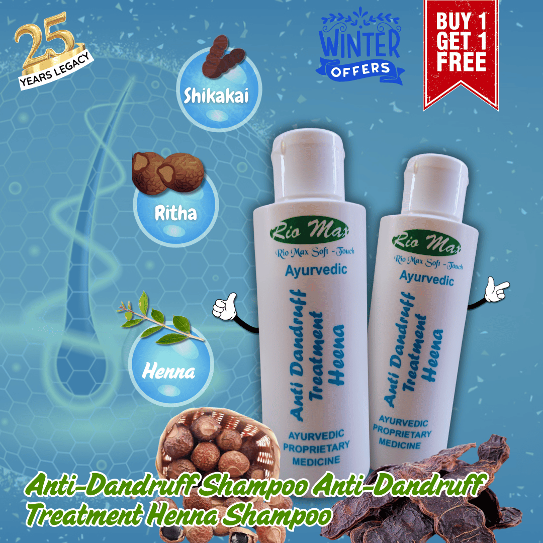 Anti-Dandruff Shampoo Anti-Dandruff Treatment Henna Shampoo 100gm Buy 1 Get 1 Free