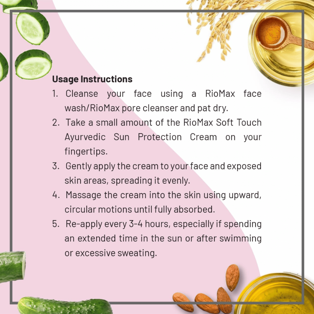 	Ayurvedic Sun Protection Cream 50GM Buy 1 Get 1 Free