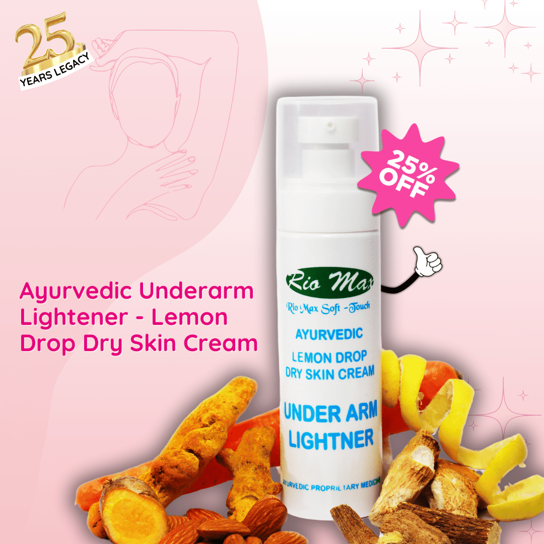 Ayurvedic Underarm Lightener - Lemon Drop Dry Skin Cream